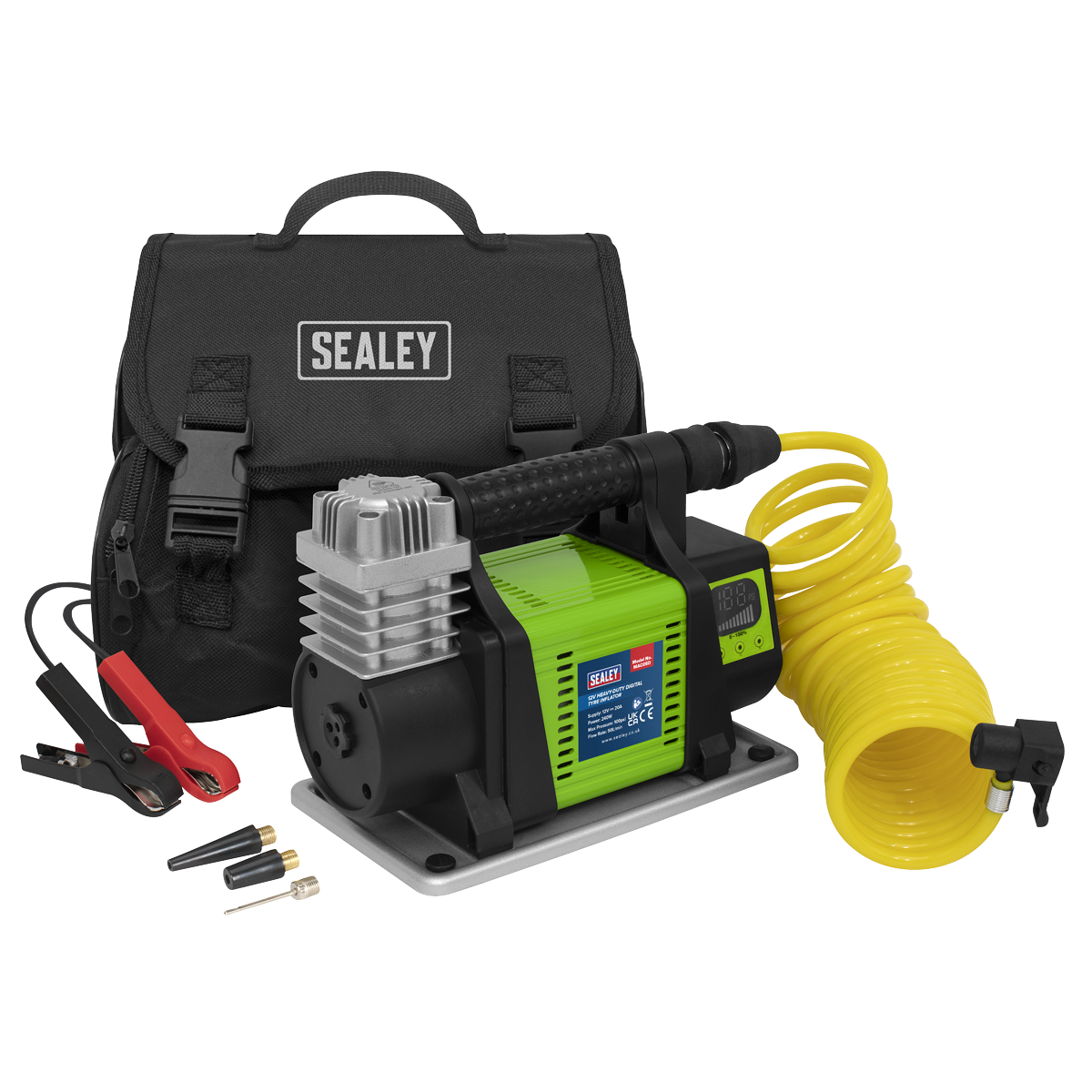Sealey 12V Heavy-Duty Digital Tyre Inflator MAC05D