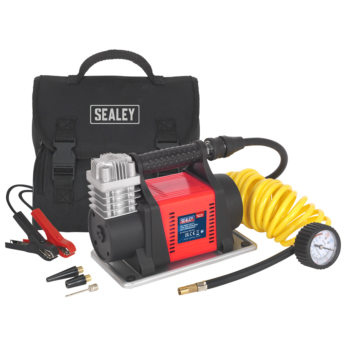 Sealey 12V Heavy-Duty Tyre Inflator/Mini Air Compressor MAC05