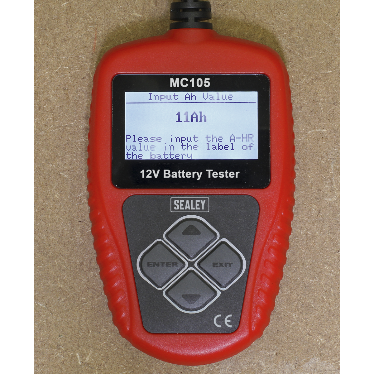 Sealey 12V Motorcycle Digital Battery Tester MC105