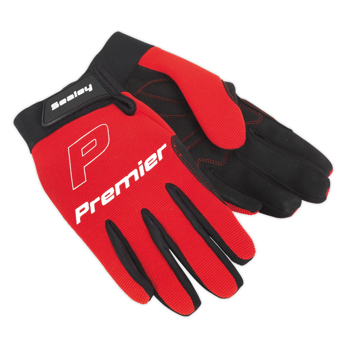 Sealey Mechanic's Gloves Padded Palm - Large Pair MG796L