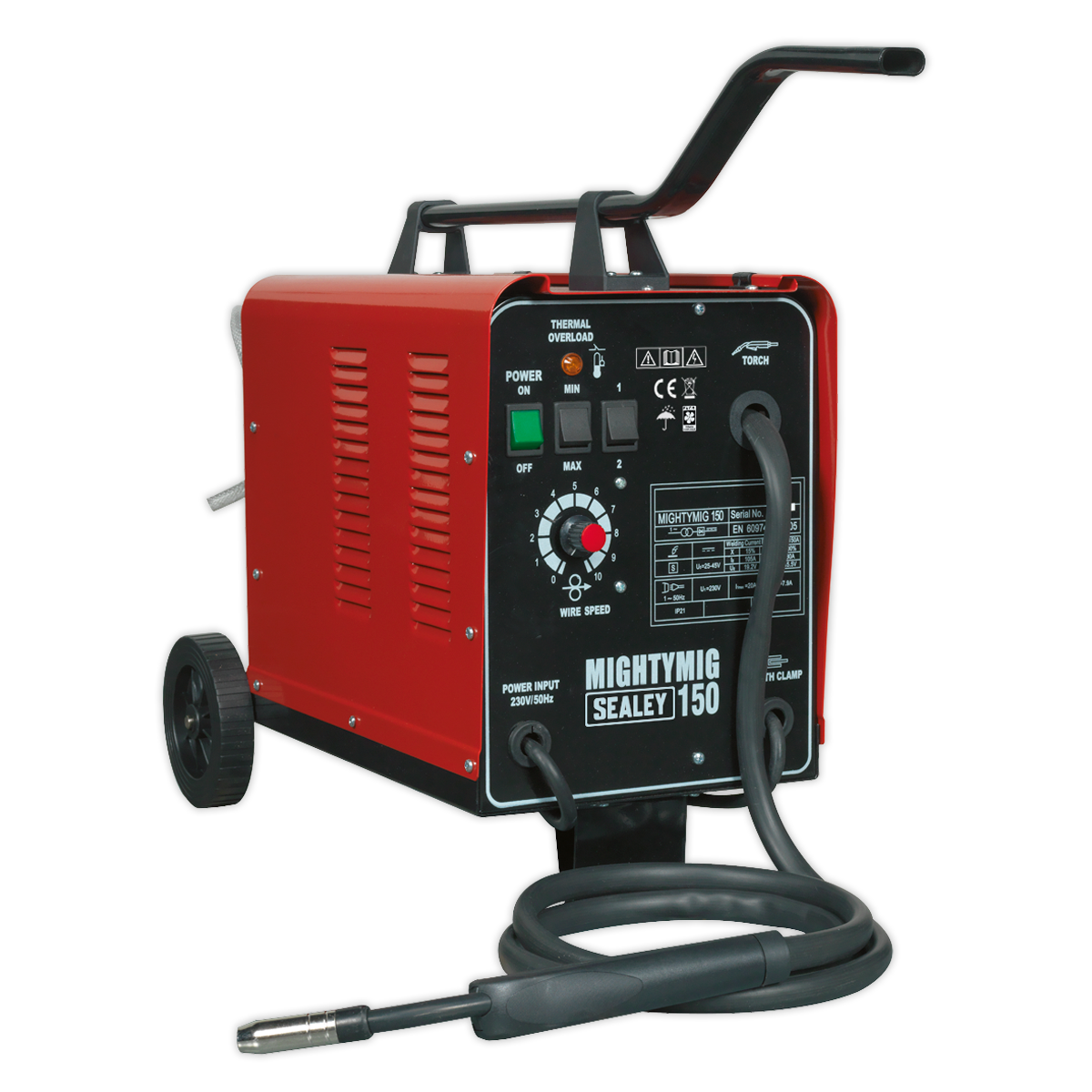 Sealey 150A Professional Gas/No-Gas MIG Welder MIGHTYMIG150