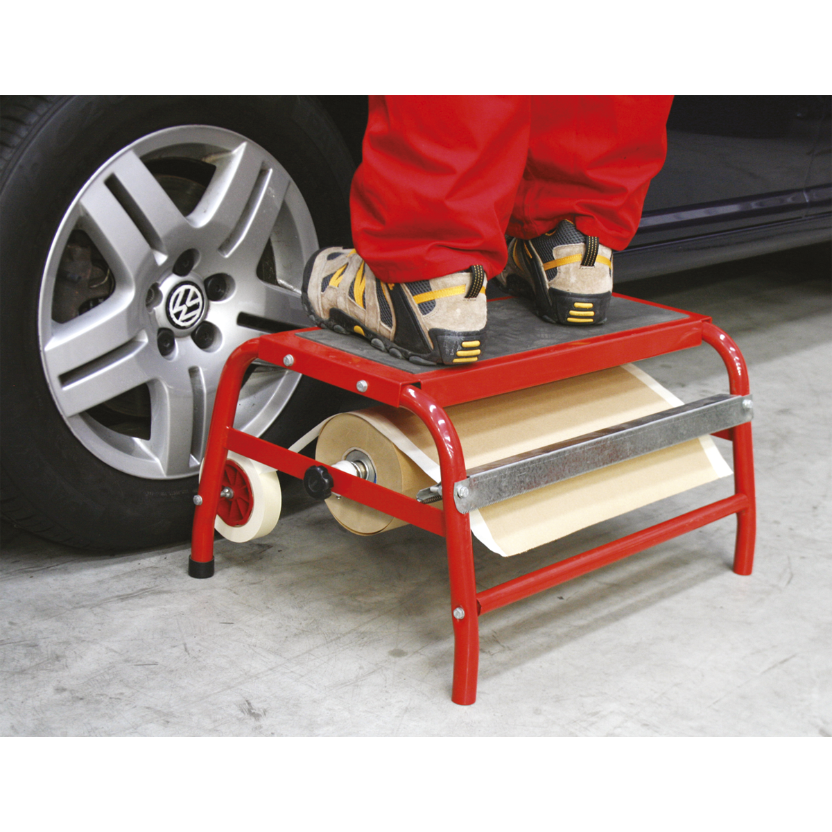 Sealey Masking Paper Dispenser Step-Up 1 x 450mm Roll MK64