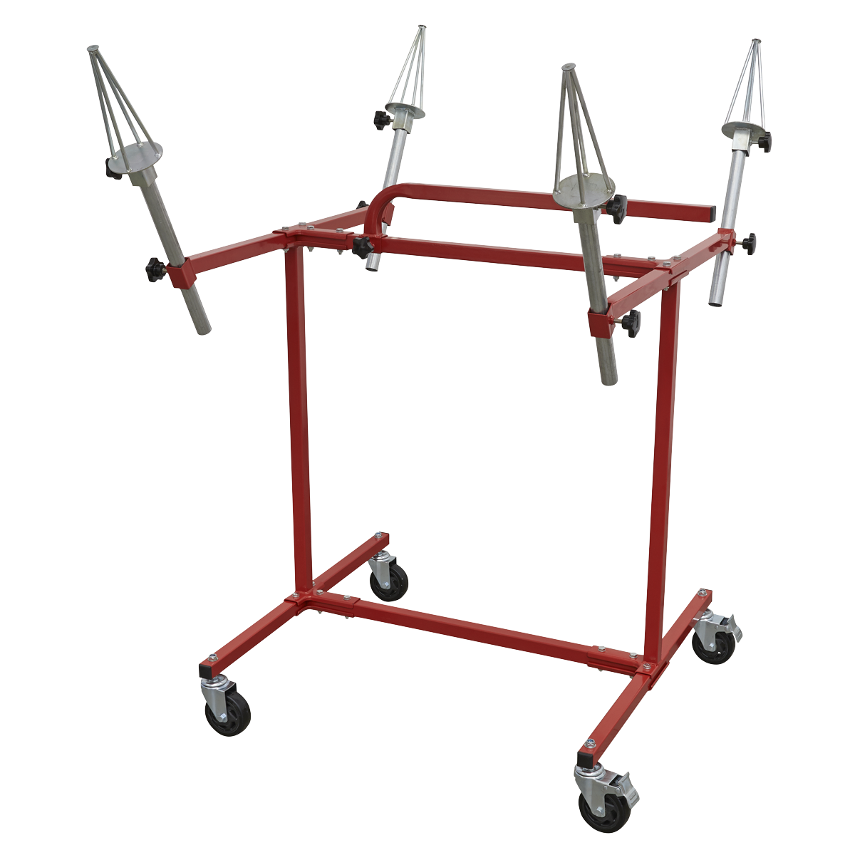 Sealey Alloy Wheel Painting/Repair Stand - 4 Wheel Capacity MK71