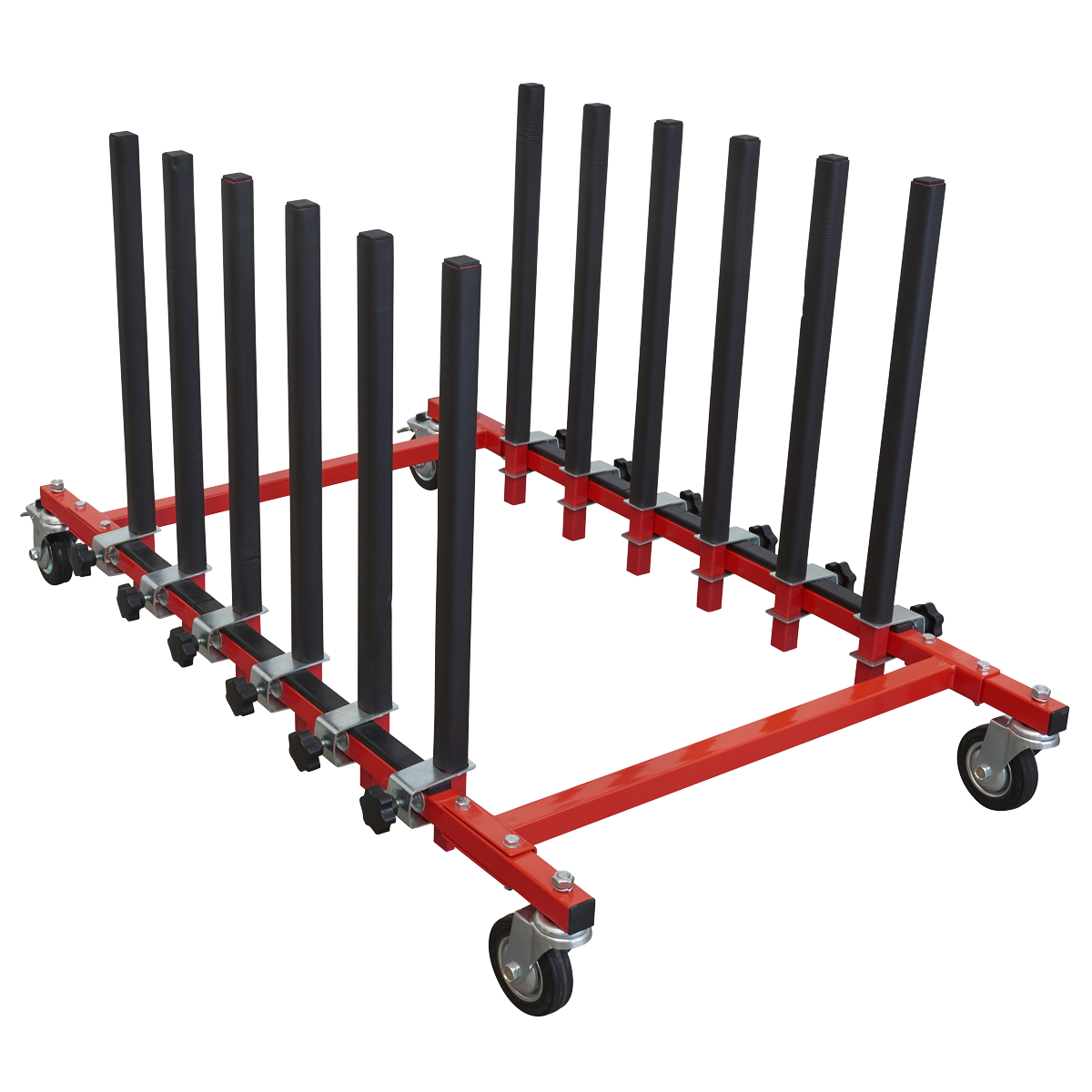 Sealey Mobile Panel Storage Rack Holds 5 Panels MK76