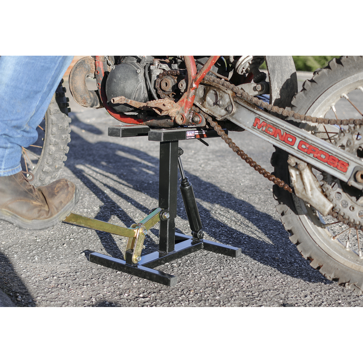 Sealey 150kg Quick Lift Off-Road/Trials Bike Stand MPS8
