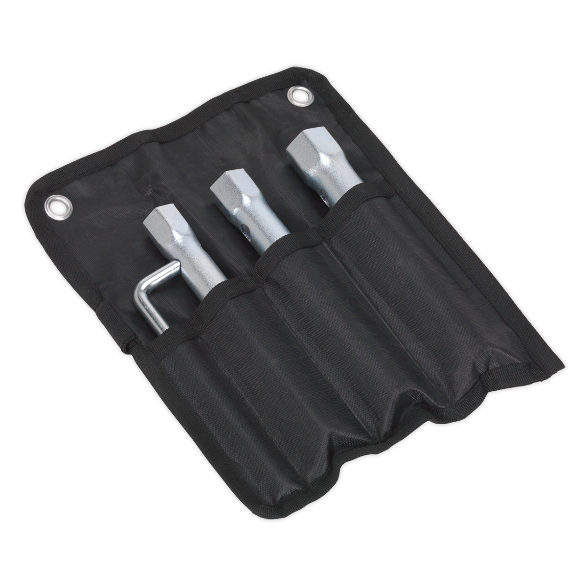 Sealey 3pc Double End Long Reach Spark Plug Box Spanner Set MS165