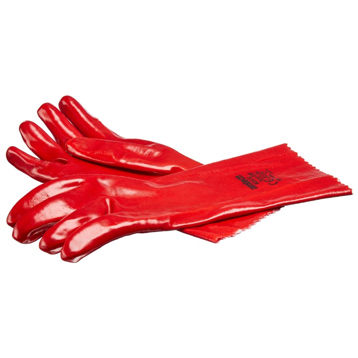 Amtech XL (Size 10) PVC gauntlet gloves N2410