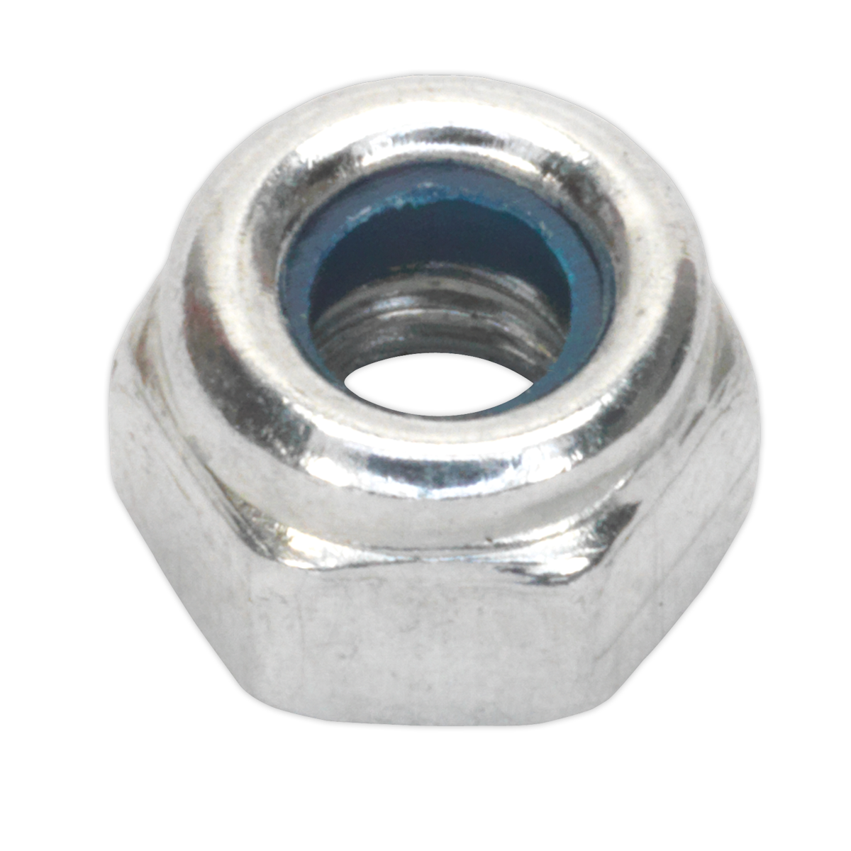 Sealey Zinc Plated Nylon Locknut DIN 982 - M4 - Pack of 100 NLN4