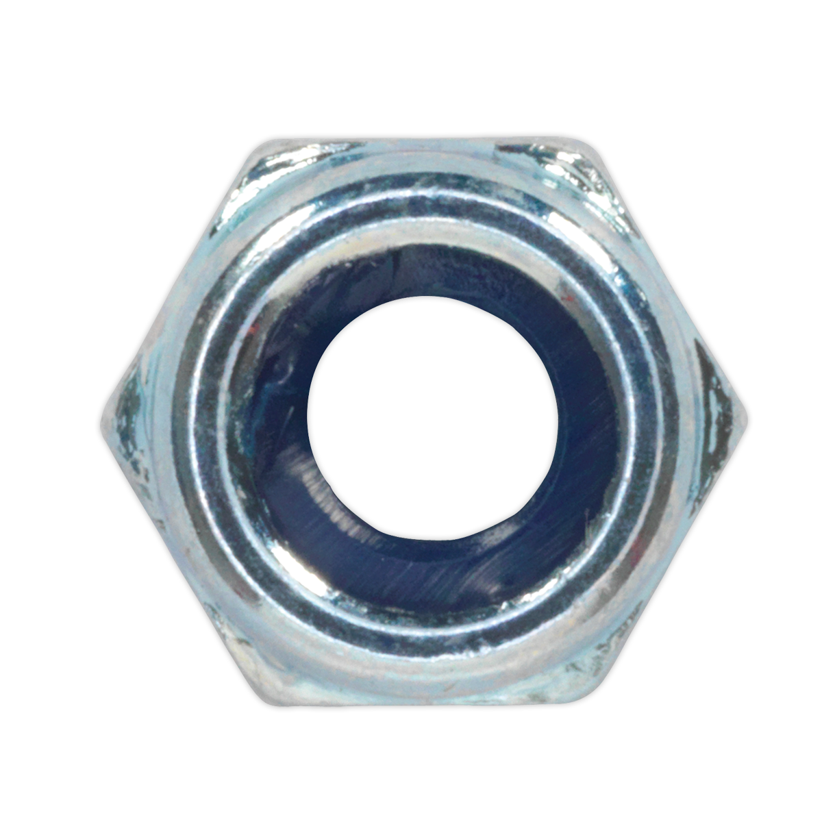 Sealey Zinc Plated Nylon Locknut DIN 982 - M5 - Pack of 100 NLN5