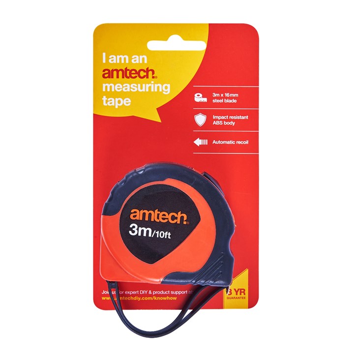Amtech 3m Measuring tape P1200
