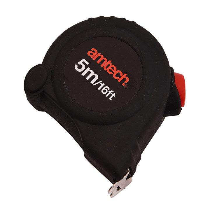 Amtech 5m x 25mm Self-locking measuring tape P1265