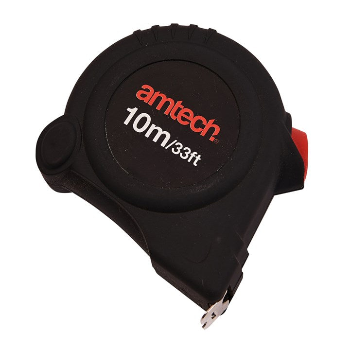 Amtech 10m x 25mm Self-locking measuring tape P1275