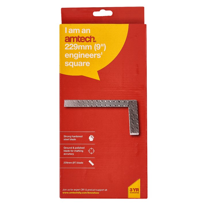 Amtech 230mm (9") Engineer's Square P3780