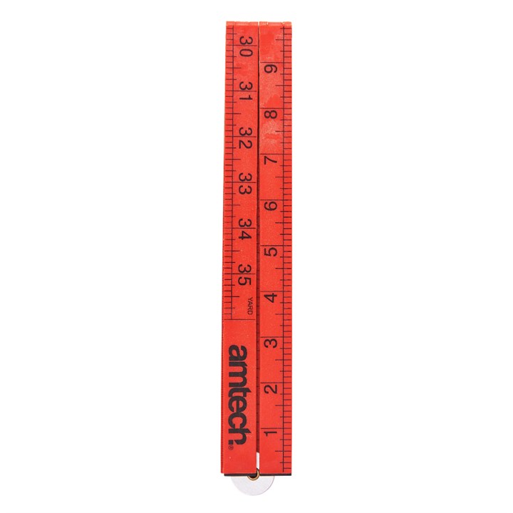 Amtech 100cm Folding plastic rule P5185
