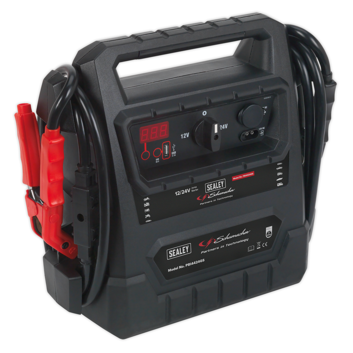 Sealey Schumacher® 4600A 12/24V RoadStart® Emergency Jump Starter - DEKRA Approved PBI4424GS
