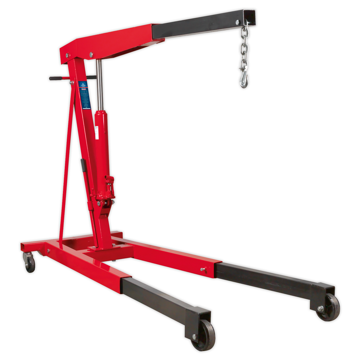 Sealey 3tonne Fixed Frame Engine Crane with Extendable Legs PH30
