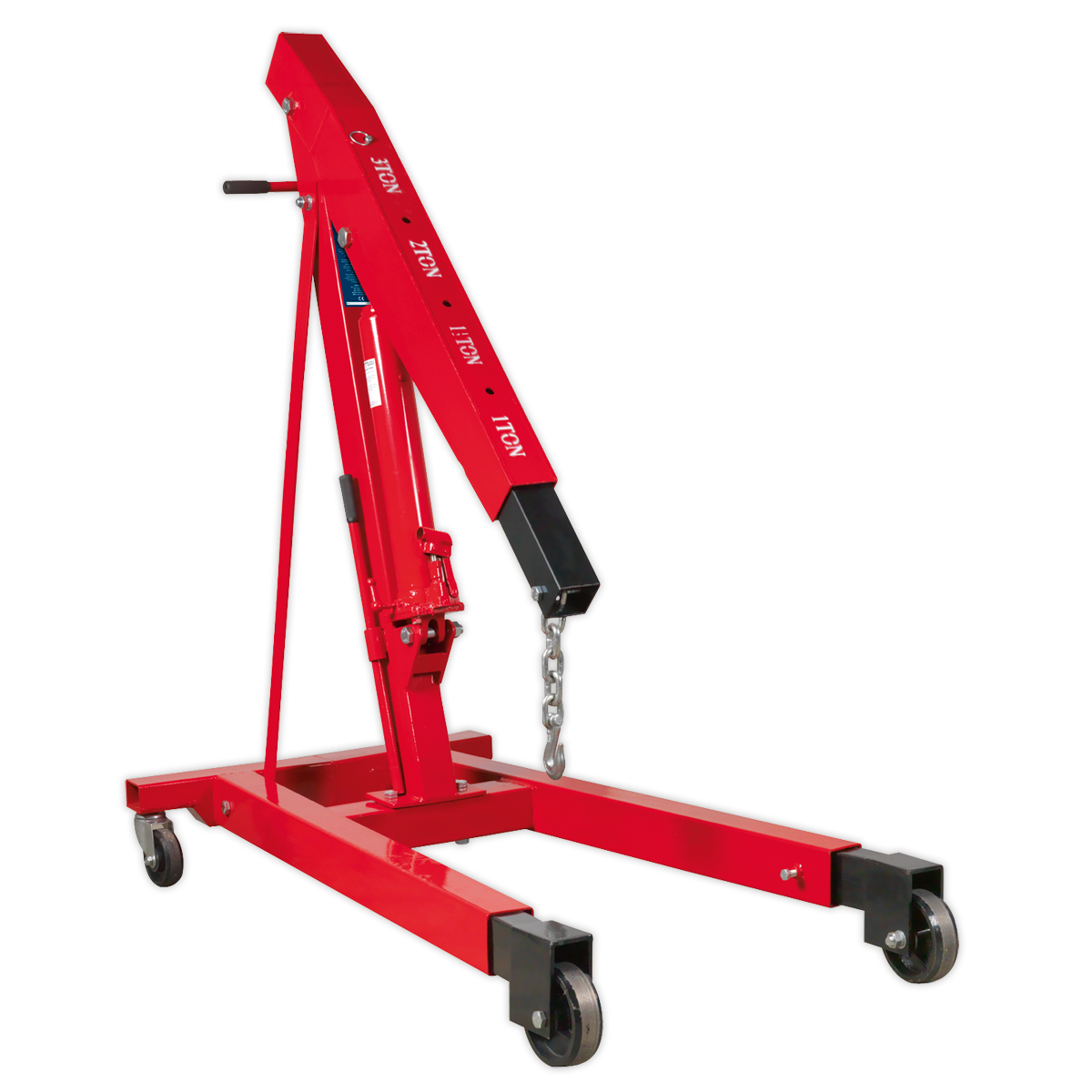 Sealey 3tonne Fixed Frame Engine Crane with Extendable Legs PH30