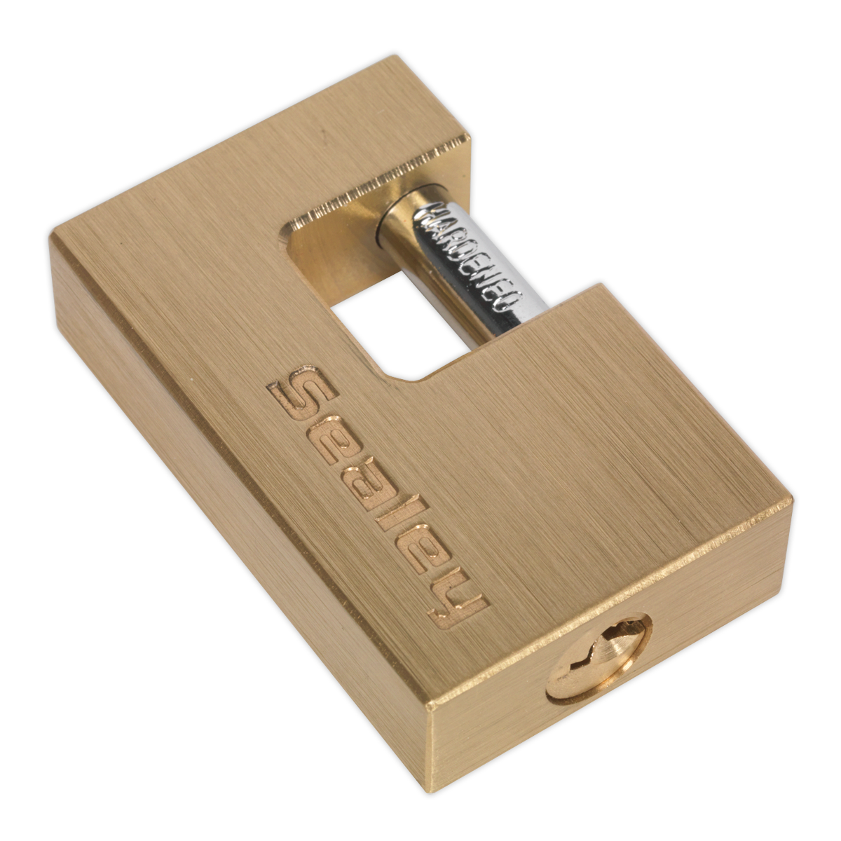 Sealey 60mm Brass Body Shutter Padlock PL108