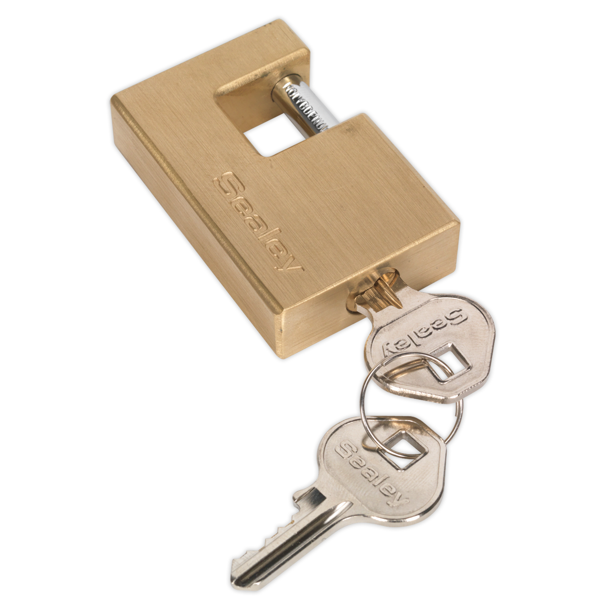 Sealey 56mm Brass Shutter Padlock PL207