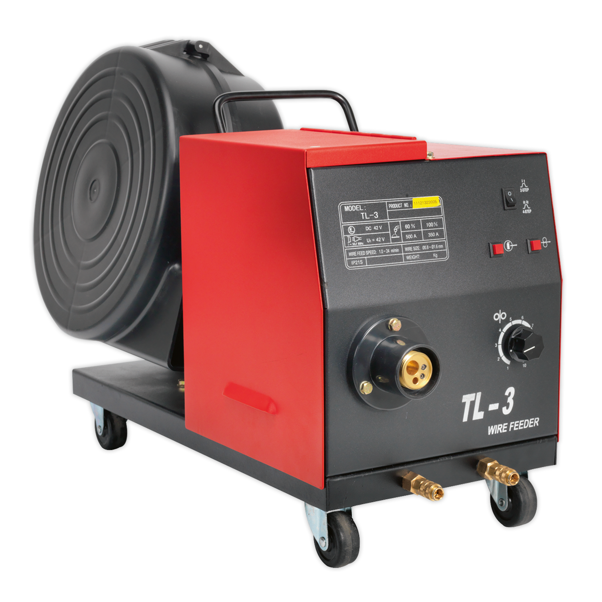 Sealey 350A Professional MIG Welder 415V 3ph with BINZEL® Euro Torch & Portable Wire Drive POWERMIG6035S