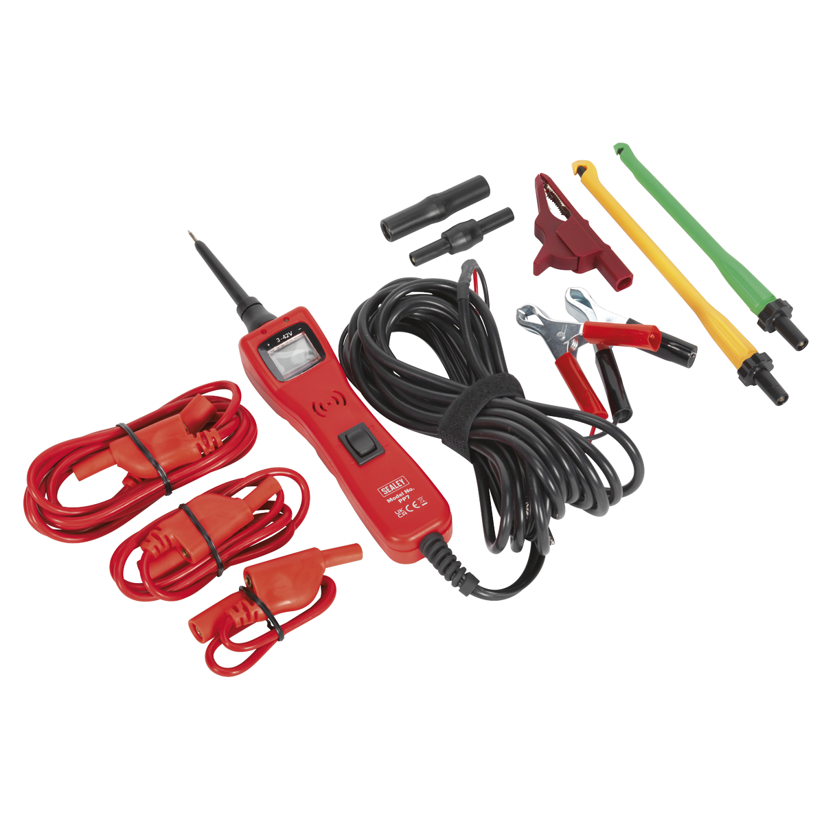 Sealey 3-42V DC Auto Probe with LCD Display PP7