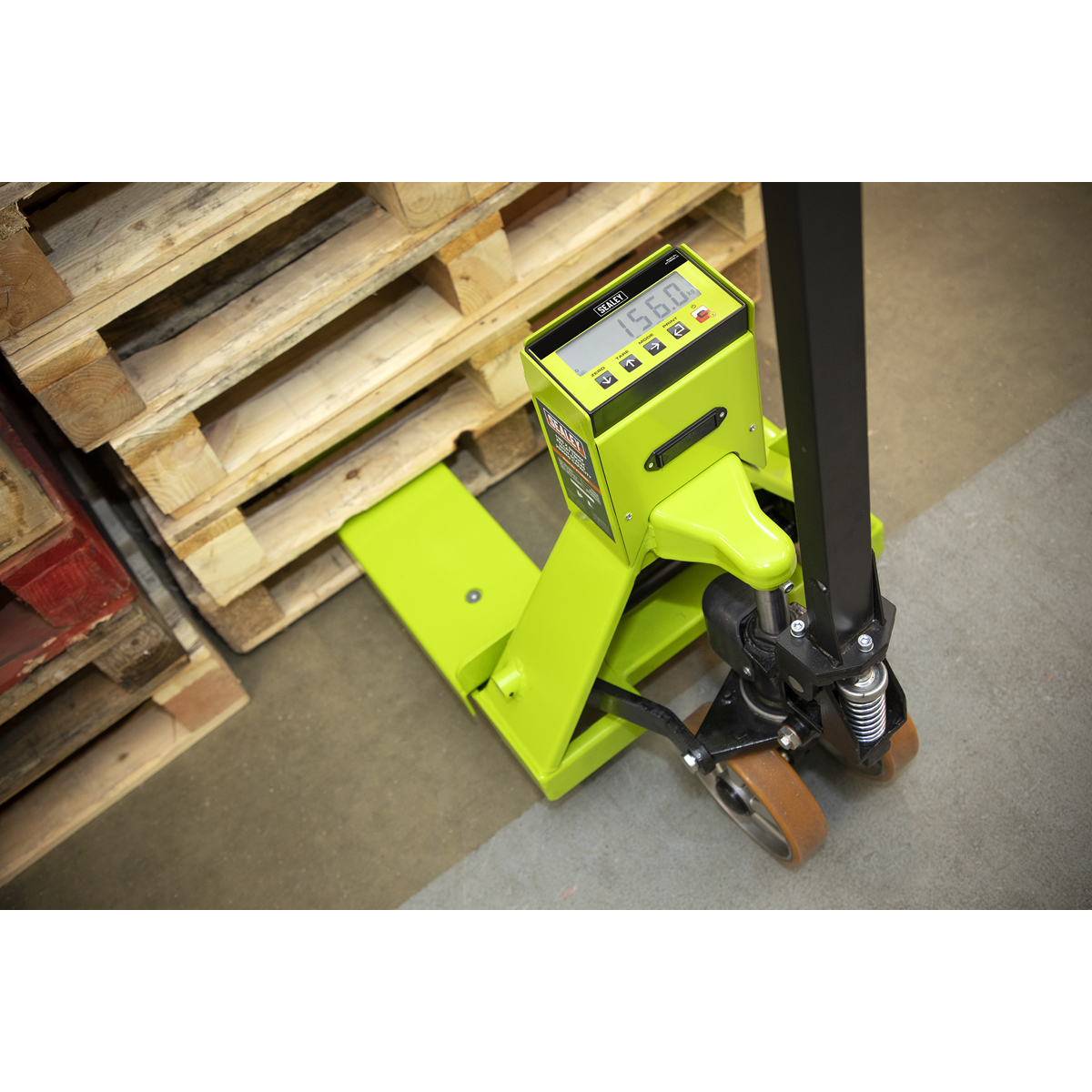 Sealey 1185 x 555mm Pallet Truck with Scales - 2500kg Capacity PT1150SC