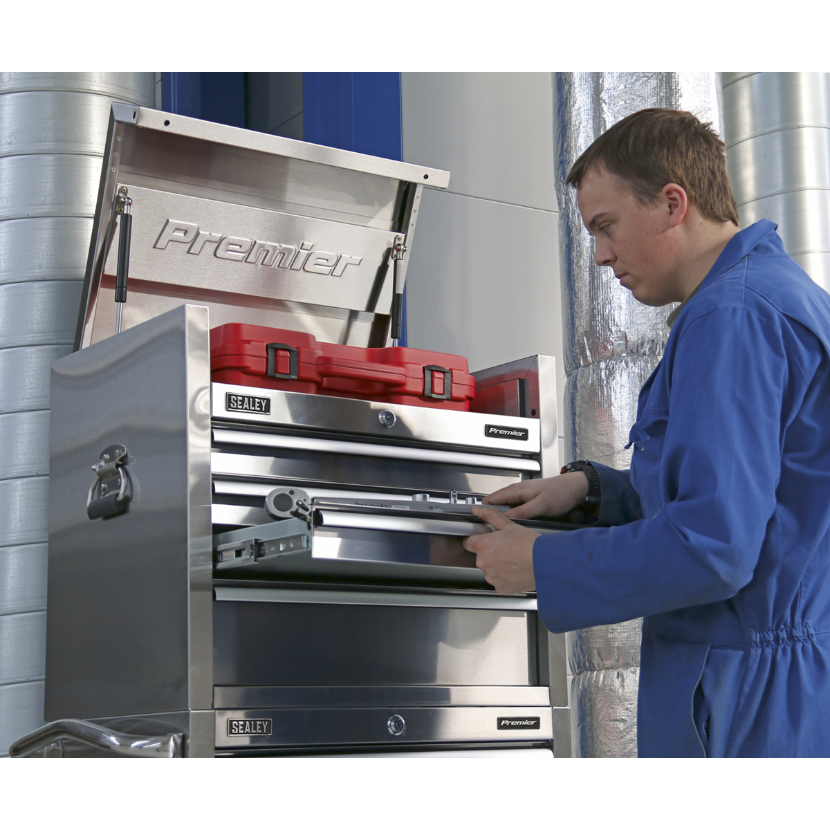 Sealey 4 Drawer 675mm Stainless Steel Heavy-Duty Topchest PTB66004SS