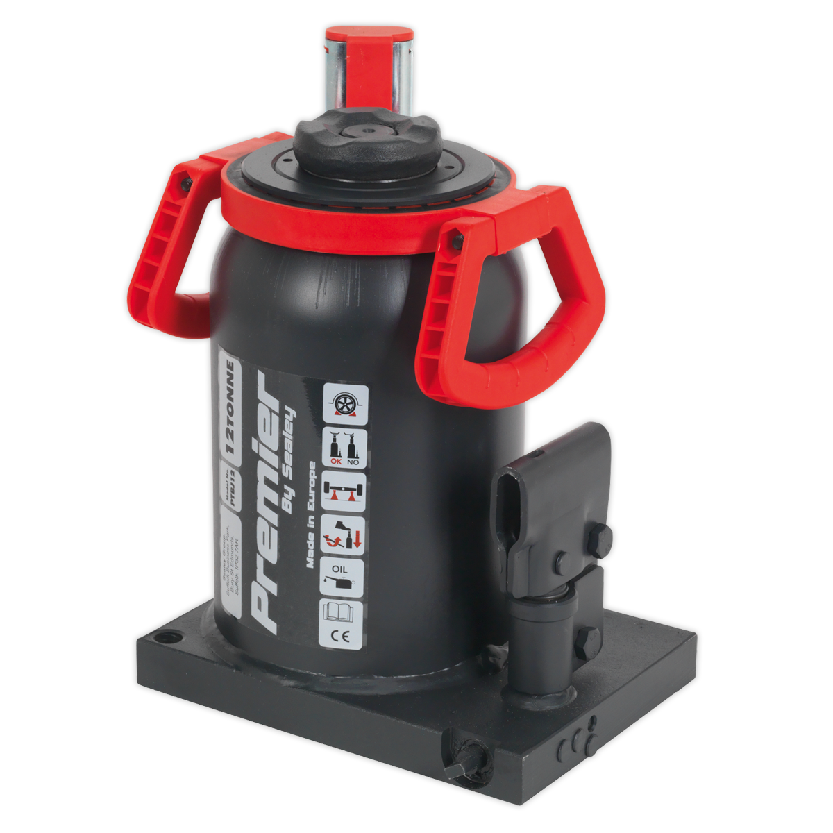Sealey 12tonne Bottle Jack with Telescopic Ram PTBJ12
