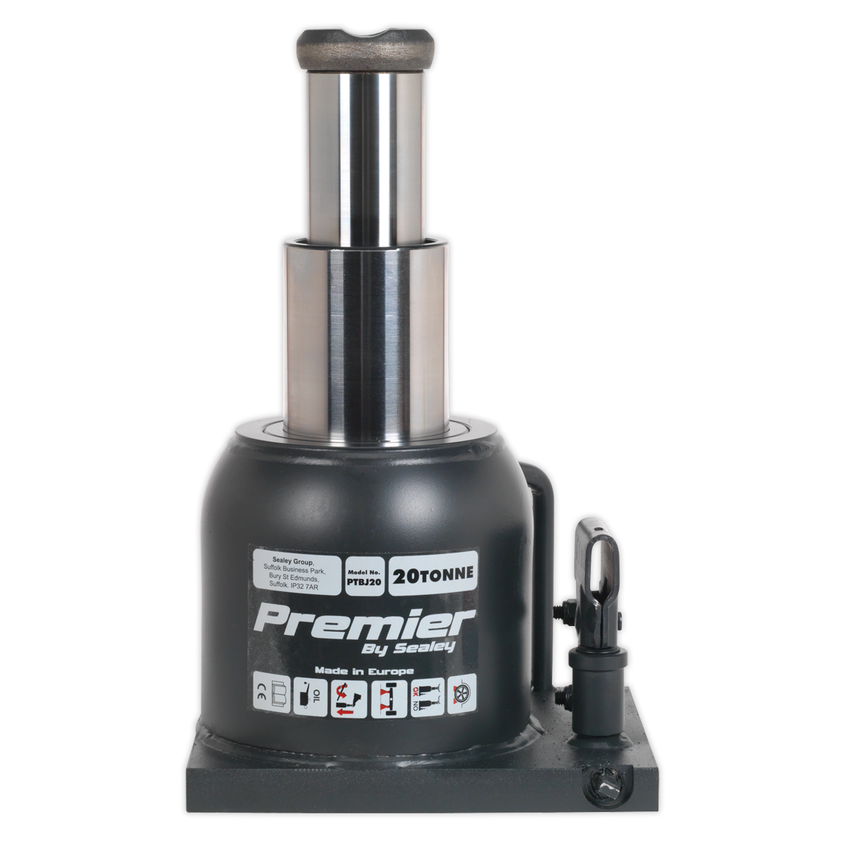 Sealey 20tonne Bottle Jack with Telescopic Ram PTBJ20