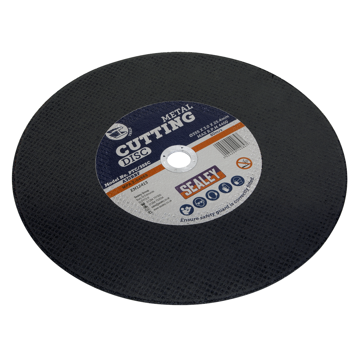 Sealey Ø355 x 3mm Cutting Disc Ø25.4mm Bore PTC/355C