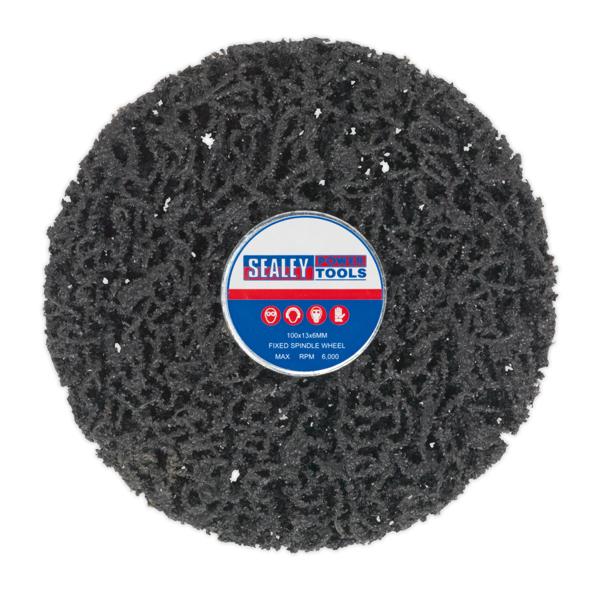 Sealey Ø100 x 13mm Polycarbide Spindle Wheel PTC/SW100