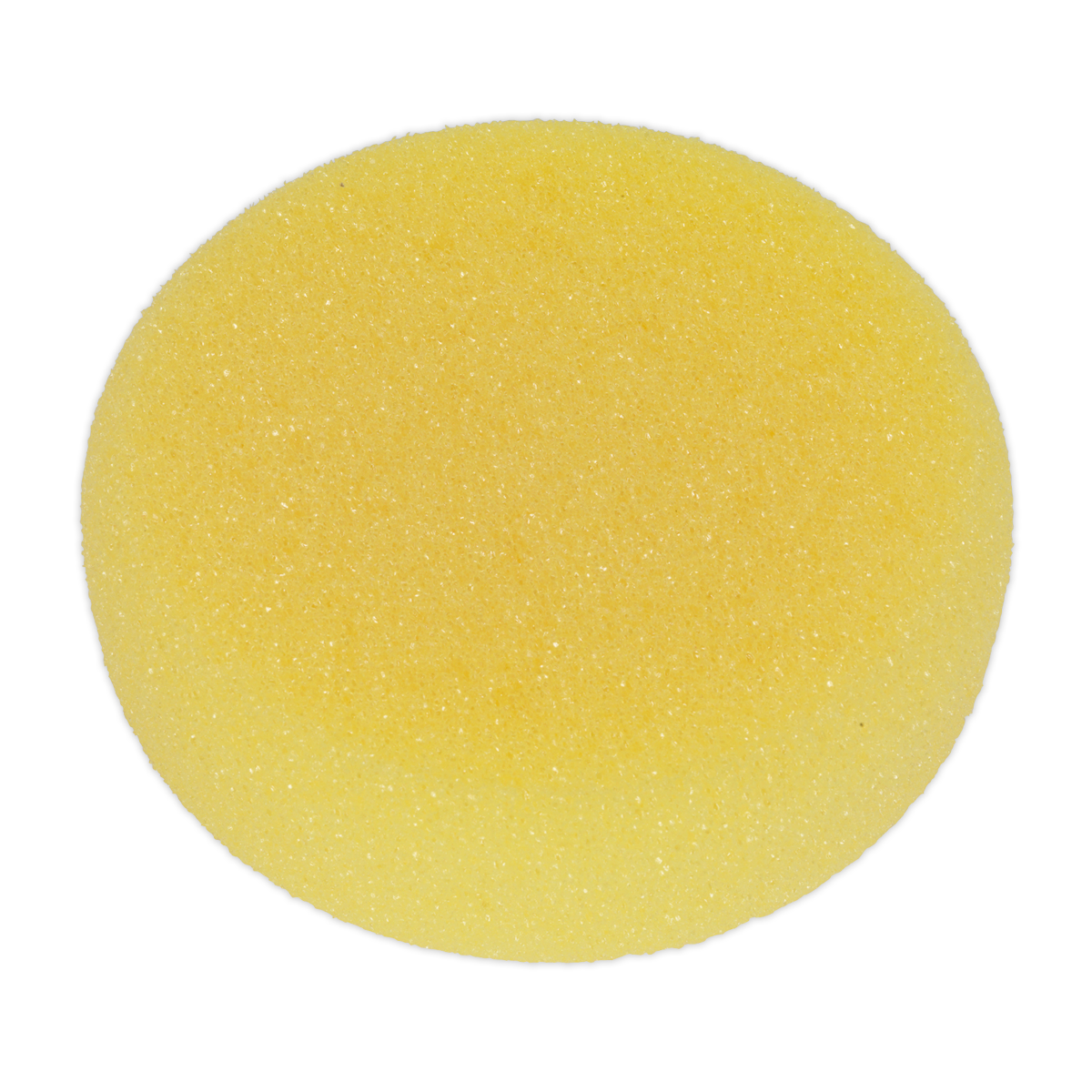 Sealey Ø150 x 50mm Hook-and-Loop Buffing & Polishing Foam Head - Yellow/Coarse PTCCHV150Y