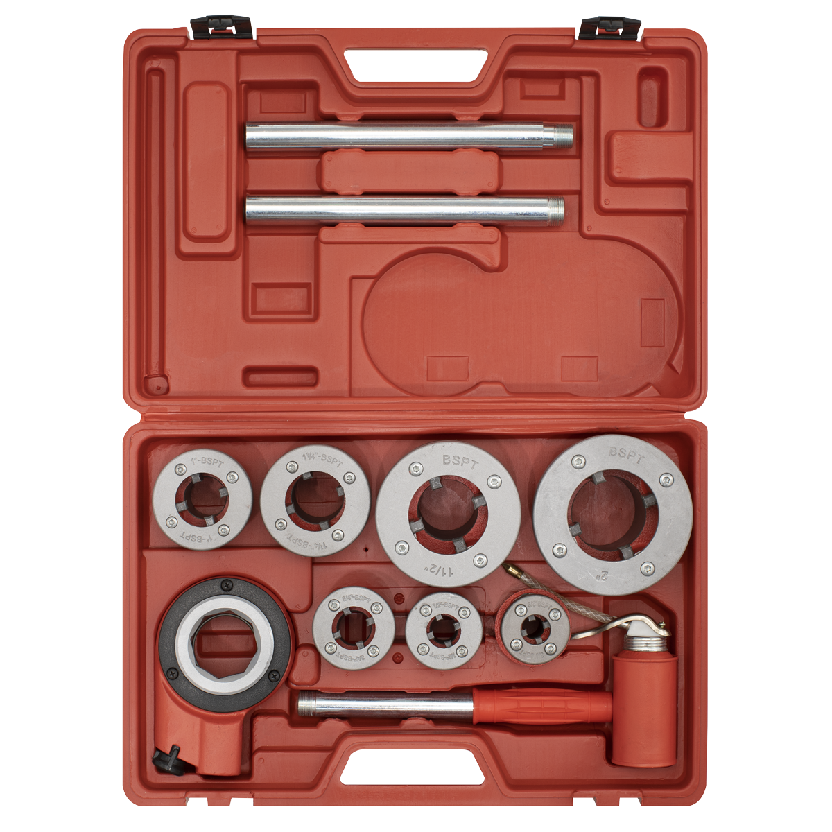 Sealey 3/8"- 2"BSPT Pipe Threading Kit PTK992