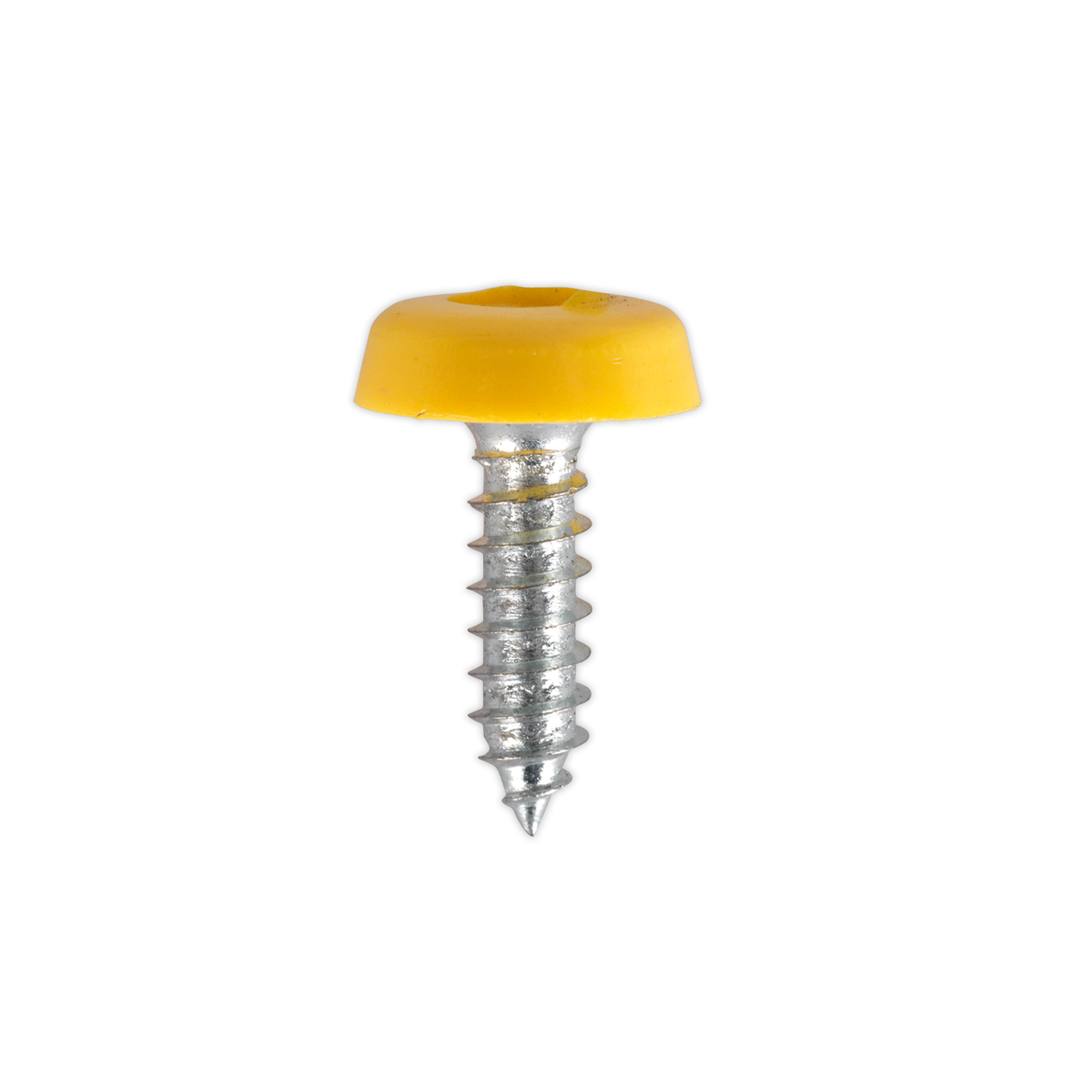 Sealey 4.8 x 18mm Yellow Numberplate Screw - Pack of 50 PTNP2