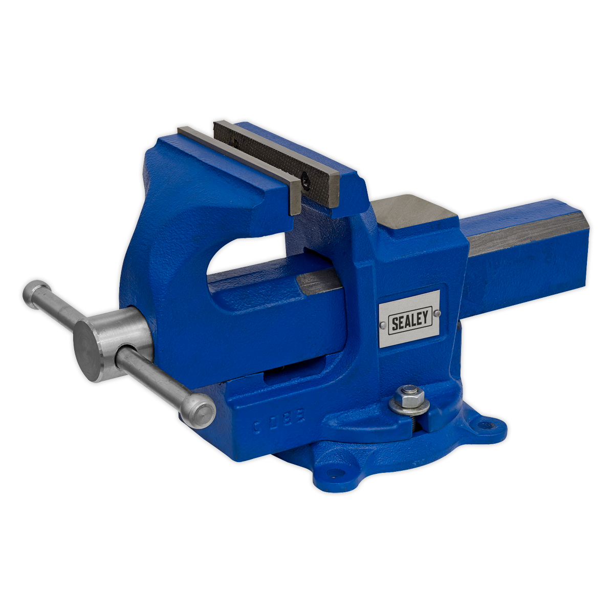 Sealey 100mm Quick Action Swivel Base SG Iron Vice QAVE100