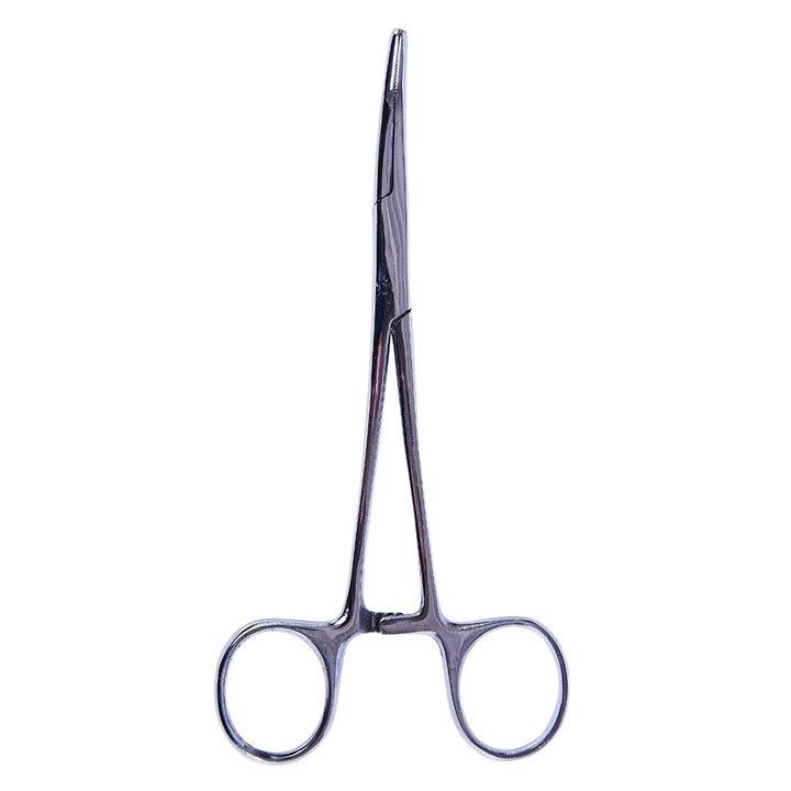 Amtech 140mm (5.5") Bent forceps R0700