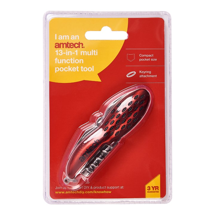 Amtech 13-in-1 Multi-function pocket tool R2355