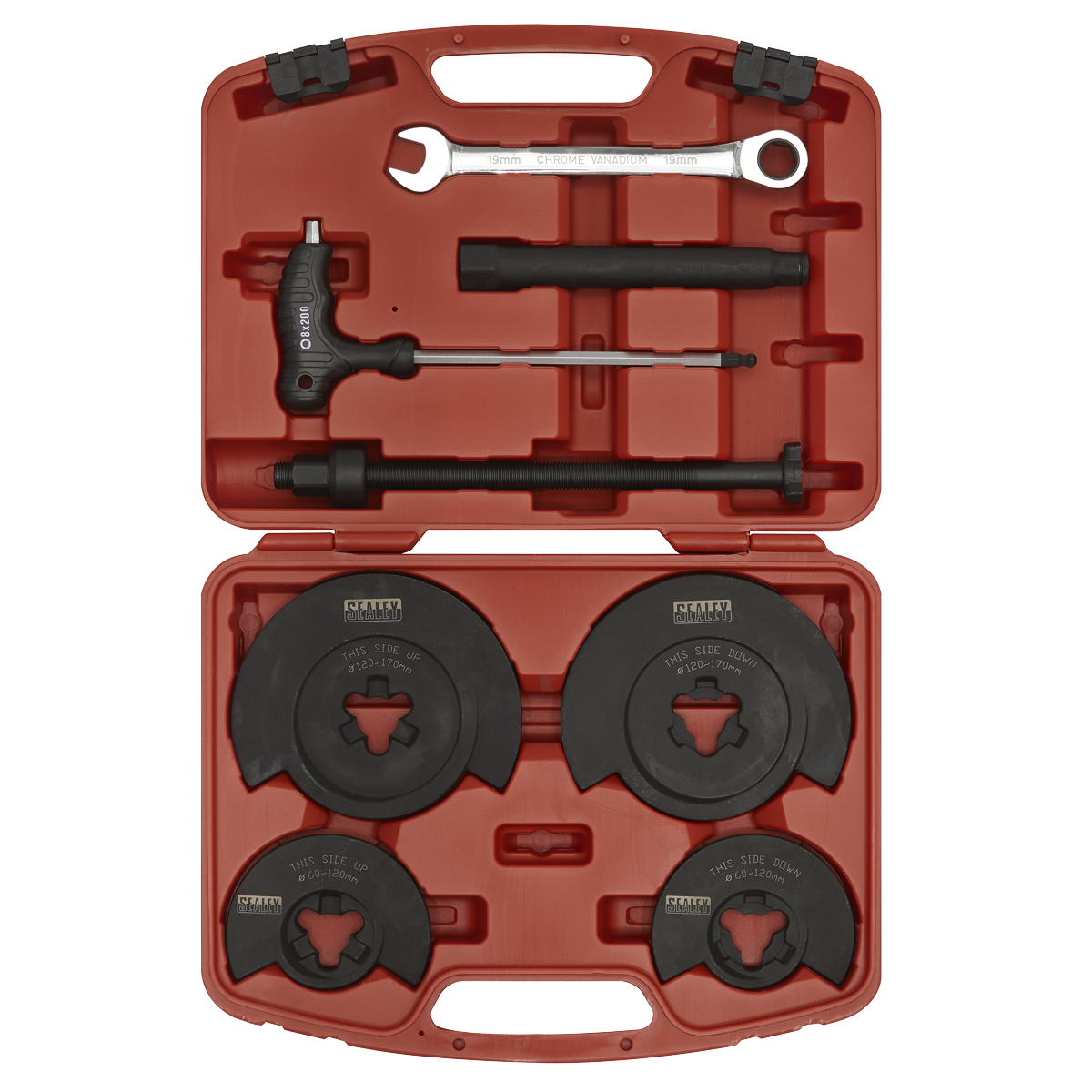 Sealey 1000kg Coil Spring Compressor - Wishbone Suspension RE2281