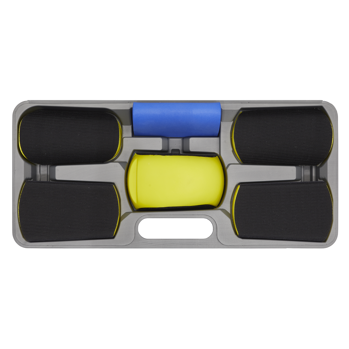 Sealey 6pc Hook-and-Loop Sanding Block Kit RE40KIT