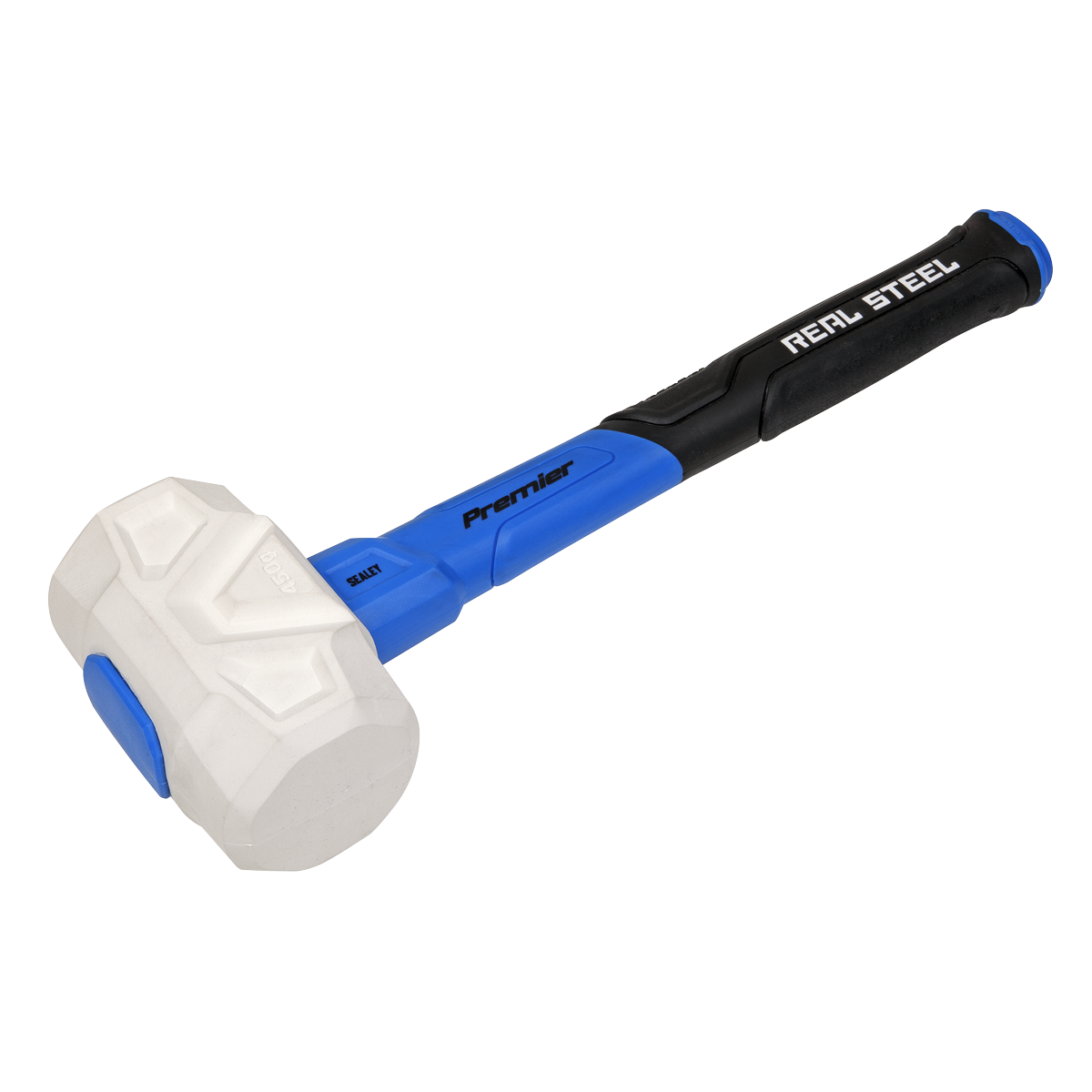 Sealey 16oz Rubber Mallet with Fibreglass Shaft RMG16
