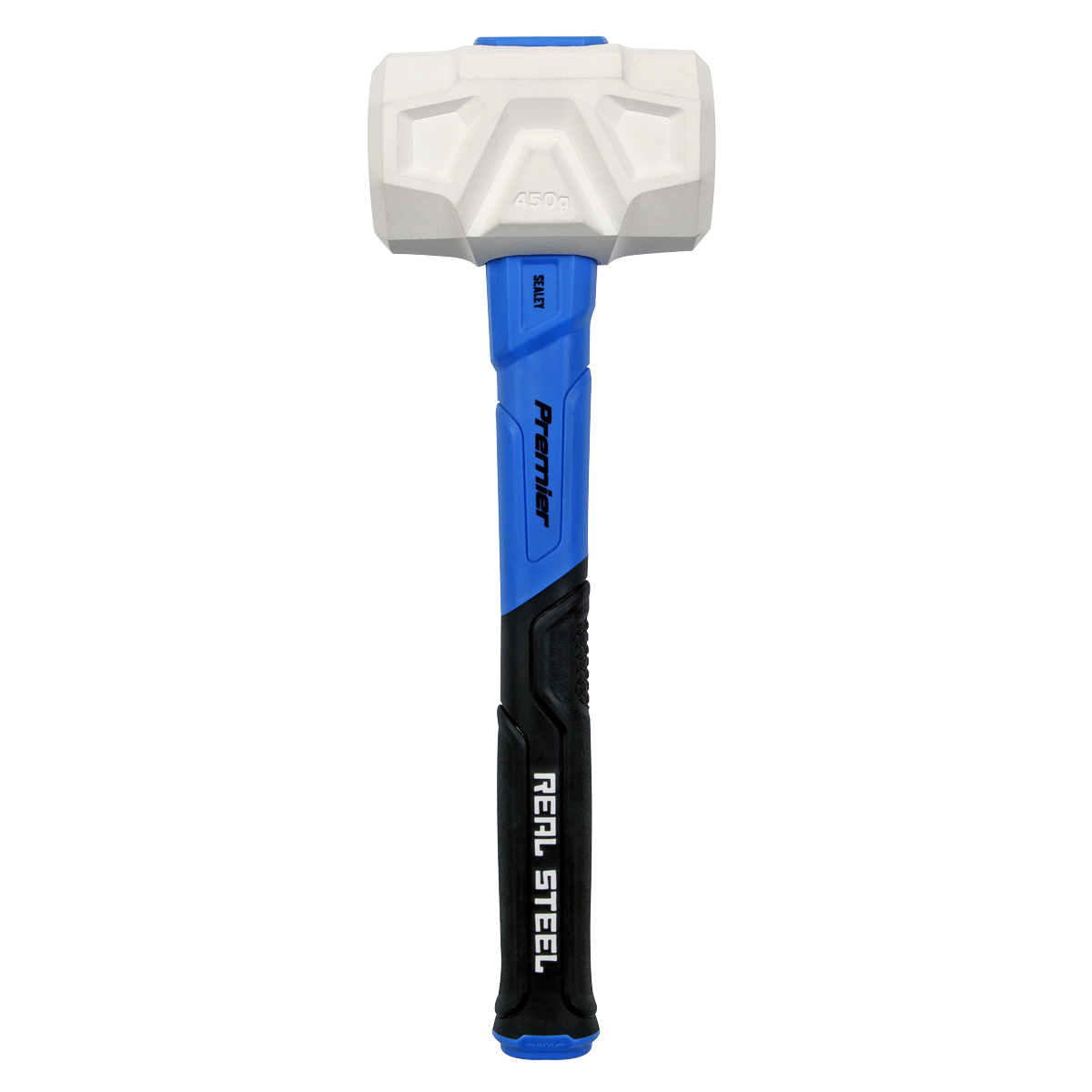 Sealey 16oz Rubber Mallet with Fibreglass Shaft RMG16