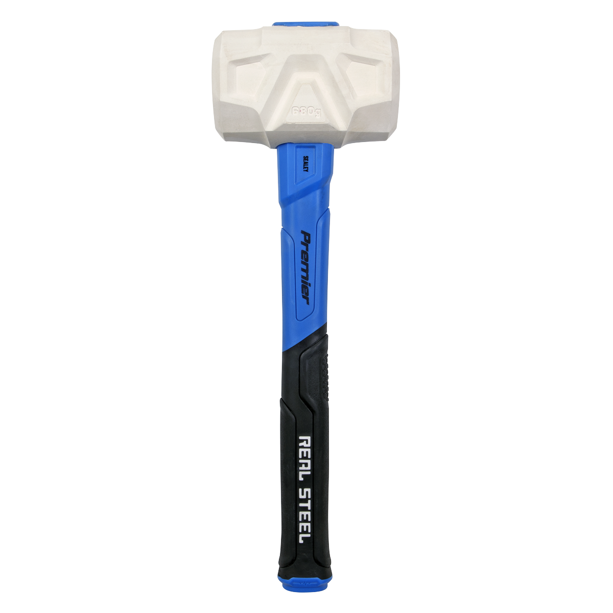 Sealey 24oz Rubber Mallet with Fibreglass Shaft RMG24
