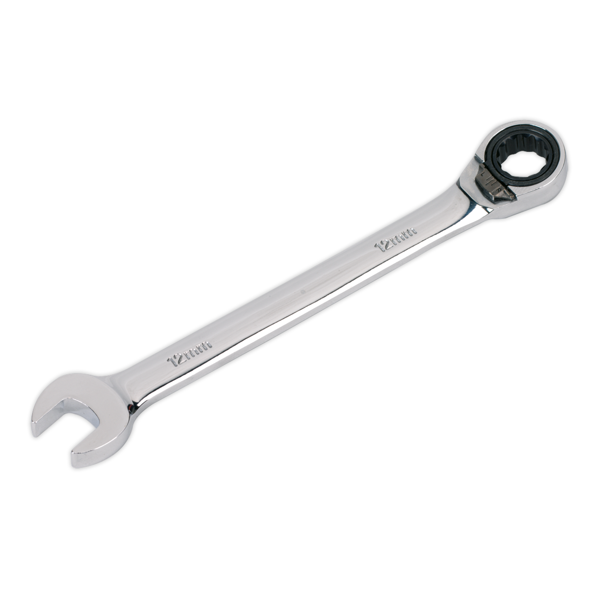 Sealey 12mm Reversible Ratchet Combination Spanner RRCW12