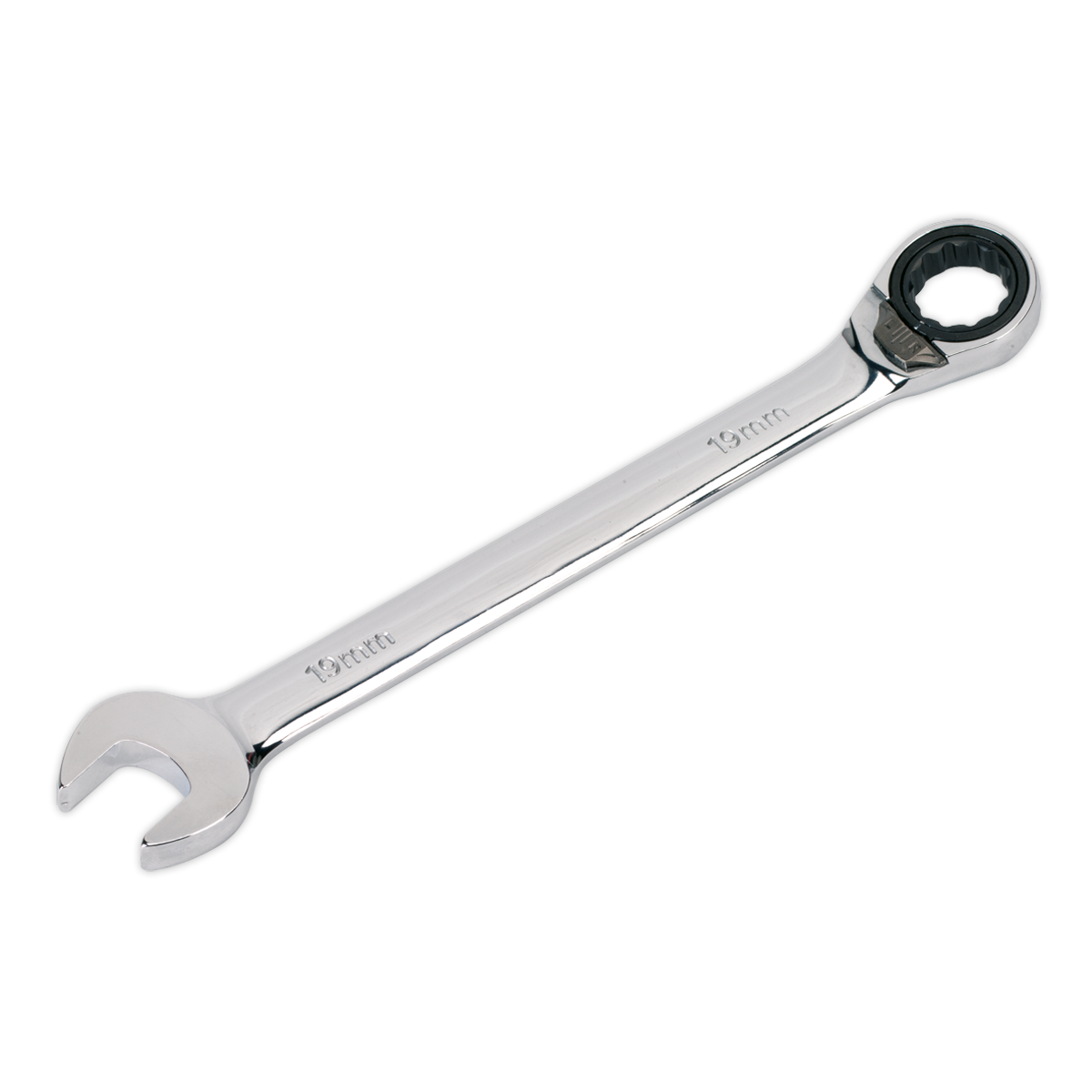 Sealey 19mm Reversible Ratchet Combination Spanner RRCW19