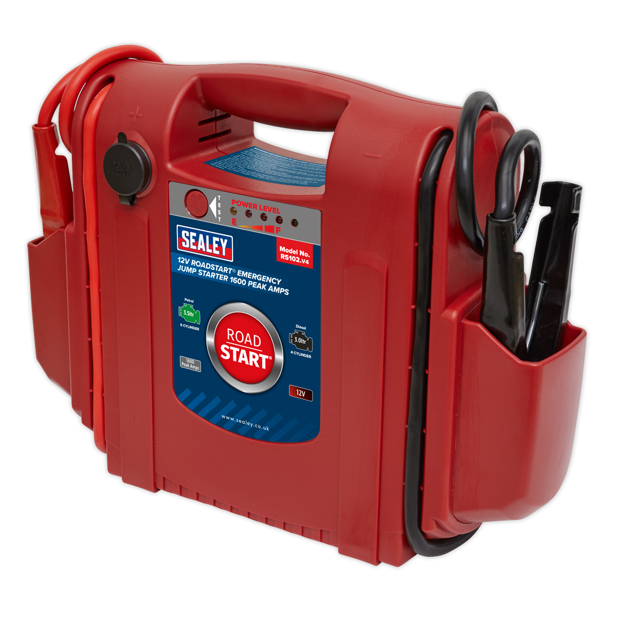 Sealey 1600A 12V RoadStart® Emergency Jump Starter RS102