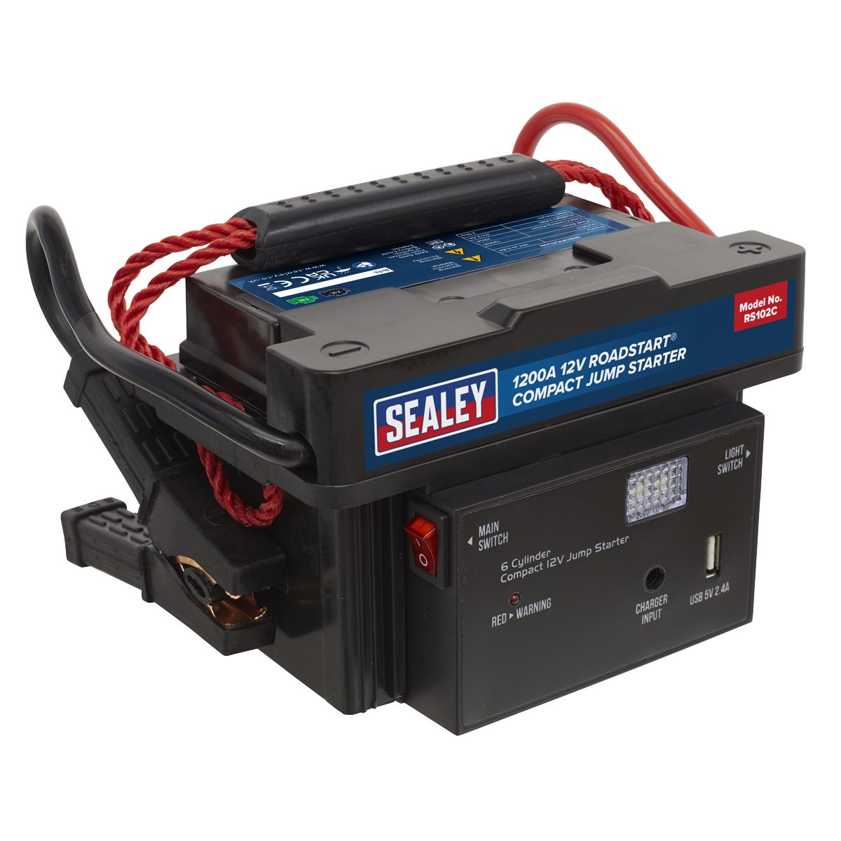 Sealey 1200A 12V RoadStart® Compact Jump Starter RS102C
