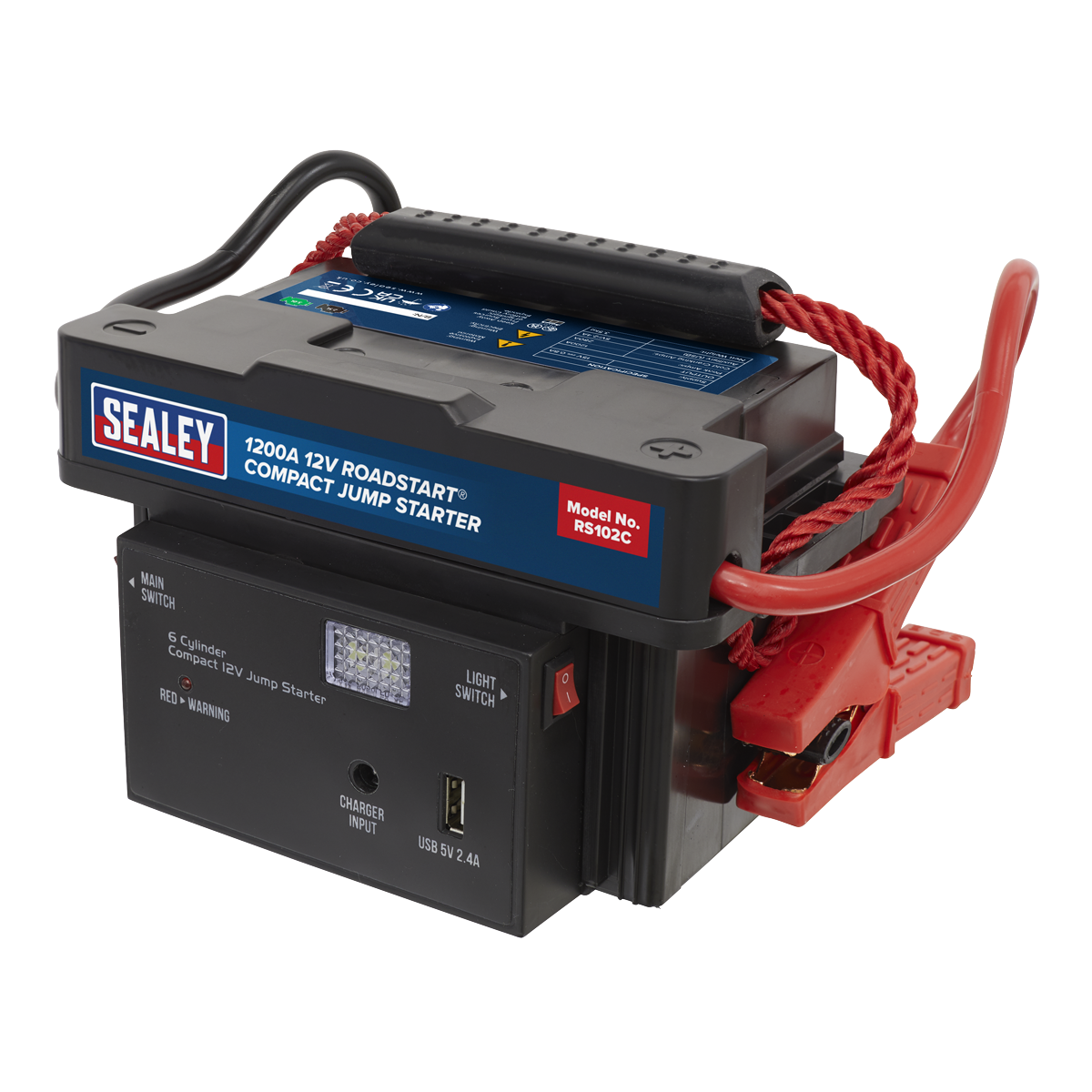 Sealey 1200A 12V RoadStart® Compact Jump Starter RS102C