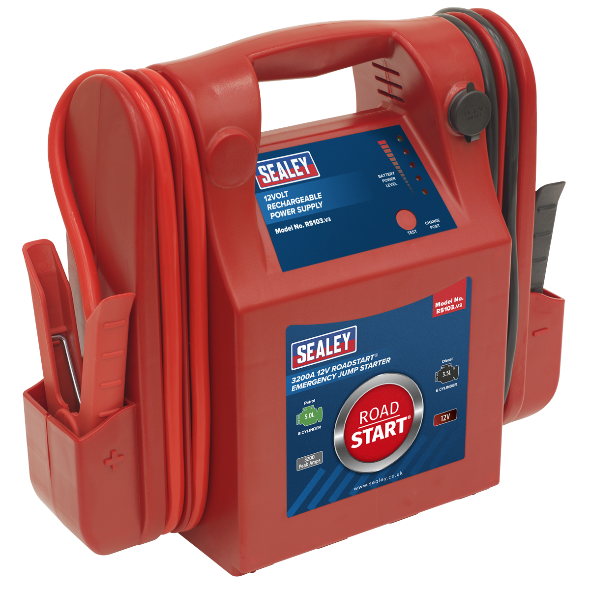 Sealey 3200A 12V RoadStart® Emergency Jump Starter RS103