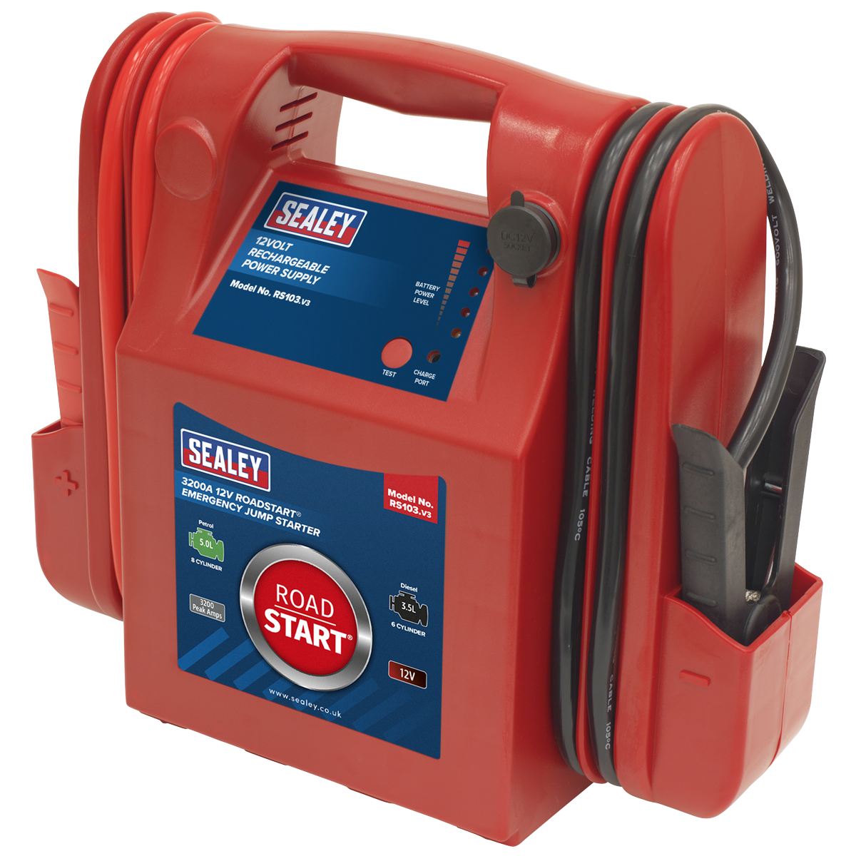 Sealey 3200A 12V RoadStart® Emergency Jump Starter RS103