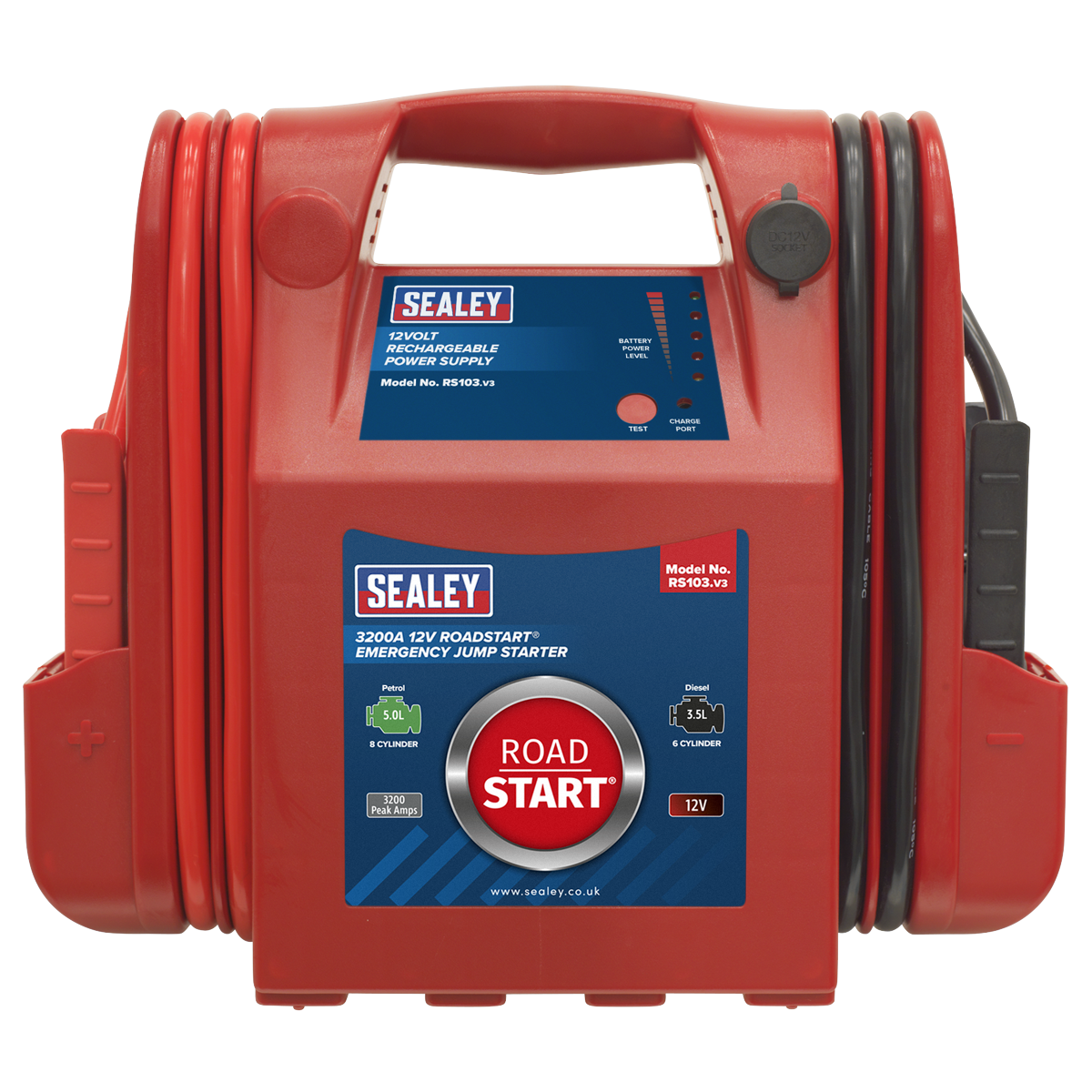Sealey 3200A 12V RoadStart® Emergency Jump Starter RS103